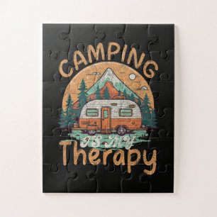 Camping Is Mijn Therapie Zomer Vakantie Familie Legpuzzel