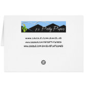 Camping Is My Life Funny Plaisanterie Carte de voe (Dos Horizontal)