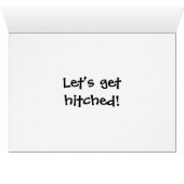 Camping Is My Life Funny Plaisanterie Carte de voe (Intérieur Horizontal (Bas))