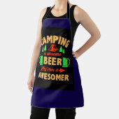 Camping is Swesome Beer Make it Aesomer-45676  Schort (Insitu)