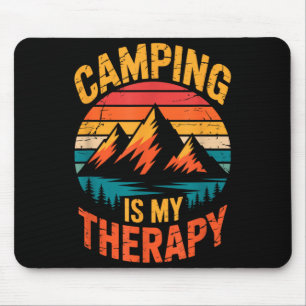 Camping is therapiekamp kamperen outdoor avontuur muismat