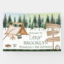 Camping Kampvuur S'mores Buiten Verjaardag