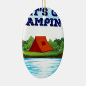 Camping Keramisch Ornament (Rechts)