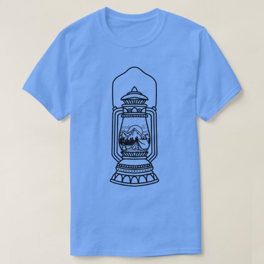 Camping Lantern T-shirt (Design voorkant)