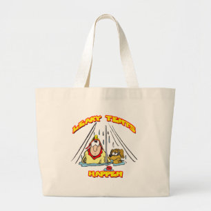 Camping-LeakyTents Grote Tote Bag