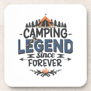 Camping Legend sinds Forever Bier Onderzetter