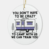 Camping Legend sinds Forever Keramisch Ornament (Links)