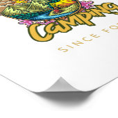 Camping Legend sinds Forever Poster (Hoek)