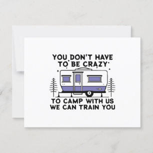 Camping Legend sinds Forever RSVP Kaartje