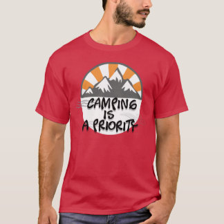 Camping legende sinds altijd cadeau t-shirt