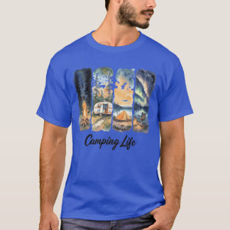Camping Leven Avontuur meisje T-shirt
