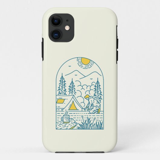 Camping Life 1 Case-Mate iPhone Case (Achterkant)