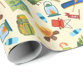 Camping Life Cadeaupapier (Rol Hoek)