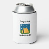 Camping Life is de beste Koelbox in het leven Blikjeskoeler (Blikje Achterkant)