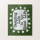 Camping Life is de puzzel van het goede leven Legpuzzel (Verticaal)
