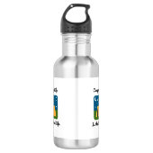 Camping Life is het beste leven Waterfles (Voorkant)