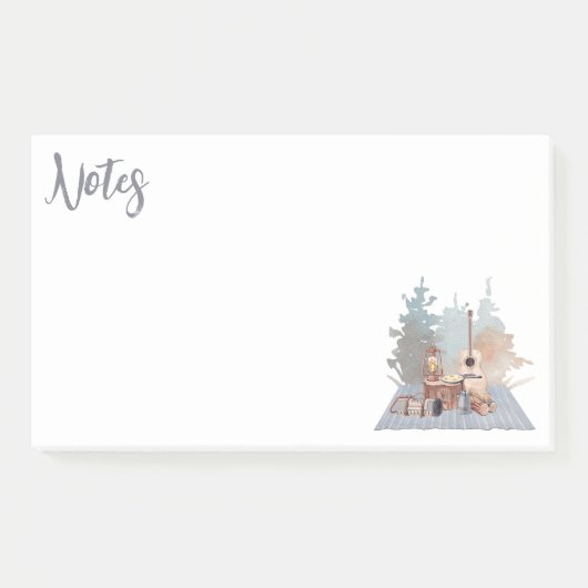 Camping Life Outdoor Avontuur Post-it® Notes (Voorkant)