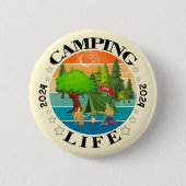 Camping Life Ronde Button 5,7 Cm (Voorkant)