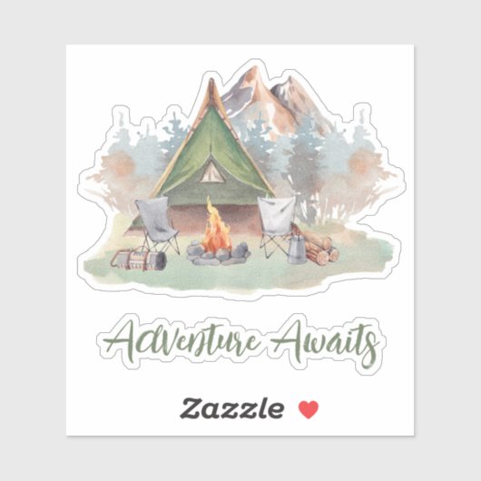 Camping Life Sticker (Vel)