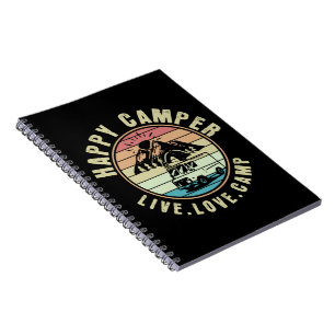 Camping - Live. Liefde. Kamp buiten Notitieboek