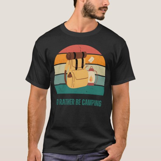 Camping Lover Camping Life funny T-shirt (Voorkant)