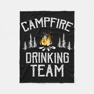 Camping Lovers Camper van het Team van het kampvuu Fleece Deken