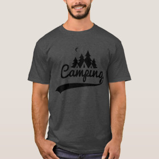 camping luxe vrienden t-shirt