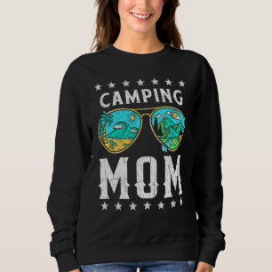 Camping Mam Retro Outdoor Graphic T-shirt Happy Ca