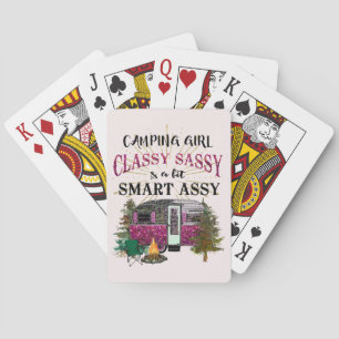 Camping Meisje Classy & Sassy Pokerkaarten