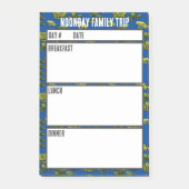 Camping Menu Maaltijdplanningstool Post-it® Notes (Voorkant)