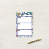 Camping Menu Maaltijdplanningstool Post-it® Notes (Op bureau)