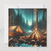 Camping met  verlichting (Voorkant)