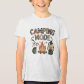 Camping Modus Tri-Blend Shirt (Voorkant)
