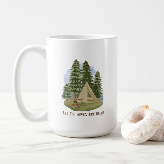 Camping Mok (Met donut)