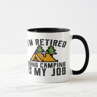 Camping Mok voor nieuw bejaarde Camping is mijn ba