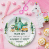 Camping Mountain Rustic verjaardagsfeestje Papieren Bordje (Feest)