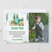 Camping Mountain rustieke foto Dank u kaart (Voorkant)
