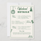 Camping Mountains Green Camp vrijgezellenfeest Kaart (Achterkant)