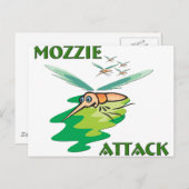 Camping Mozzie Briefkaart (Voorkant / Achterkant)