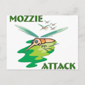Camping Mozzie Briefkaart (Voorkant)