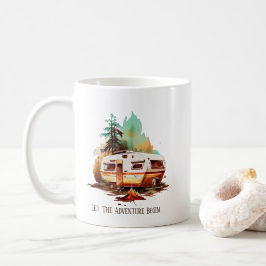 Camping Mug (Avec donut)