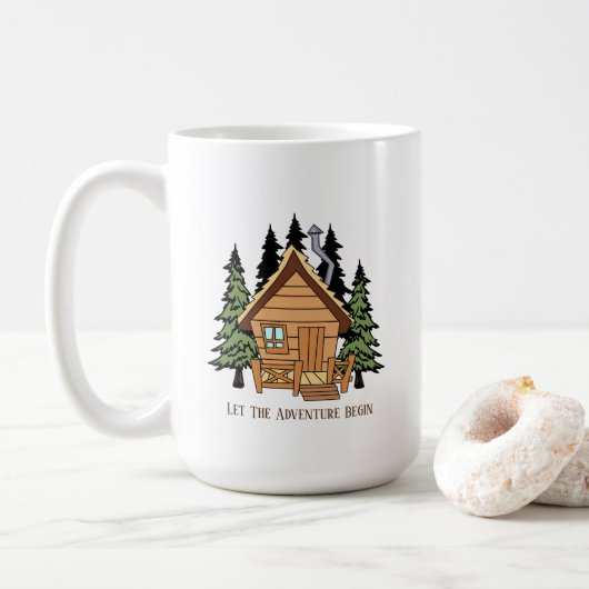 Camping Mug (Avec donut)