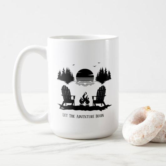 Camping Mug (Avec donut)