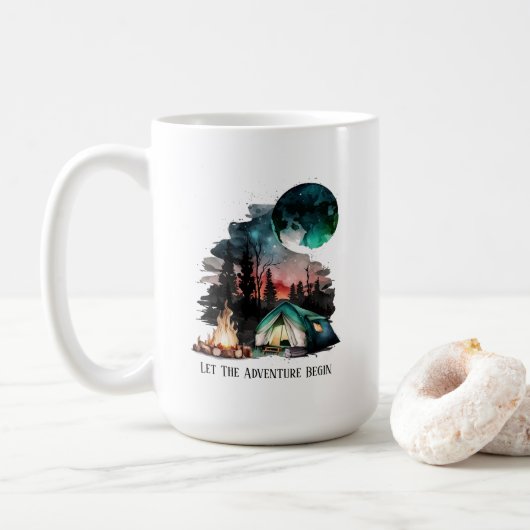 Camping Mug (Avec donut)