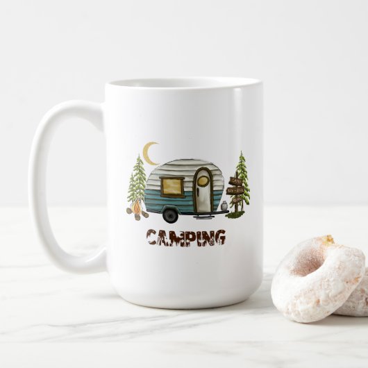 Camping Mug (Avec donut)