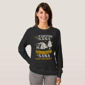 Camping Nana Much Cooler For Nana T-shirt (Voorkant volledig)