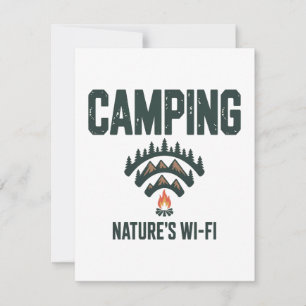Camping Natures Wifi Bedankkaart
