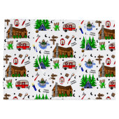 Camping of Midwest Thmed Birthday Groot Cadeauzakje (Achterkant)