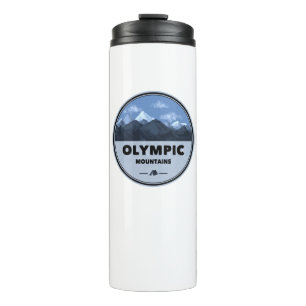 Camping Olympisch gebergte in Washington Thermosbeker