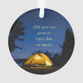 Camping onder de sterren ornament (achterkant)
